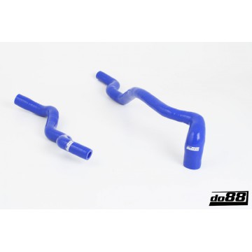 Saab 900 / 9-3 RHD Heater core hoses Blue