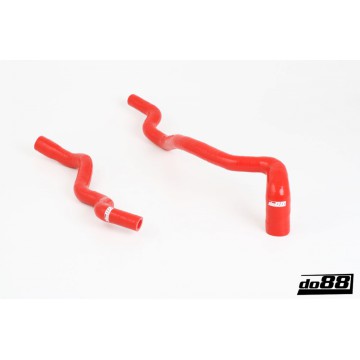 Saab 900 / 9-3 RHD Heater core hoses Red