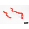 Saab 900 / 9-3 RHD Heater core hoses Red