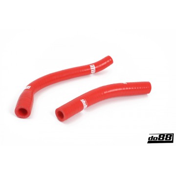 SAAB 900 Turbo 1986-1993 Throttle body preheating hoses Red