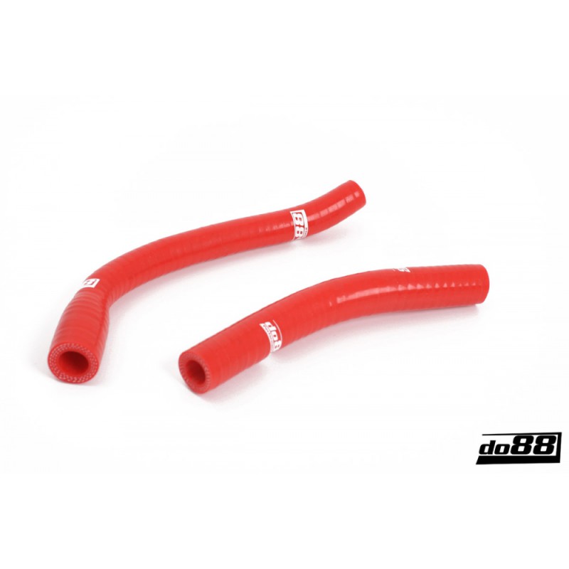 SAAB 900 Turbo 1986-1993 Throttle body preheating hoses Red