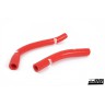 SAAB 900 Turbo 1986-1993 Throttle body preheating hoses Red