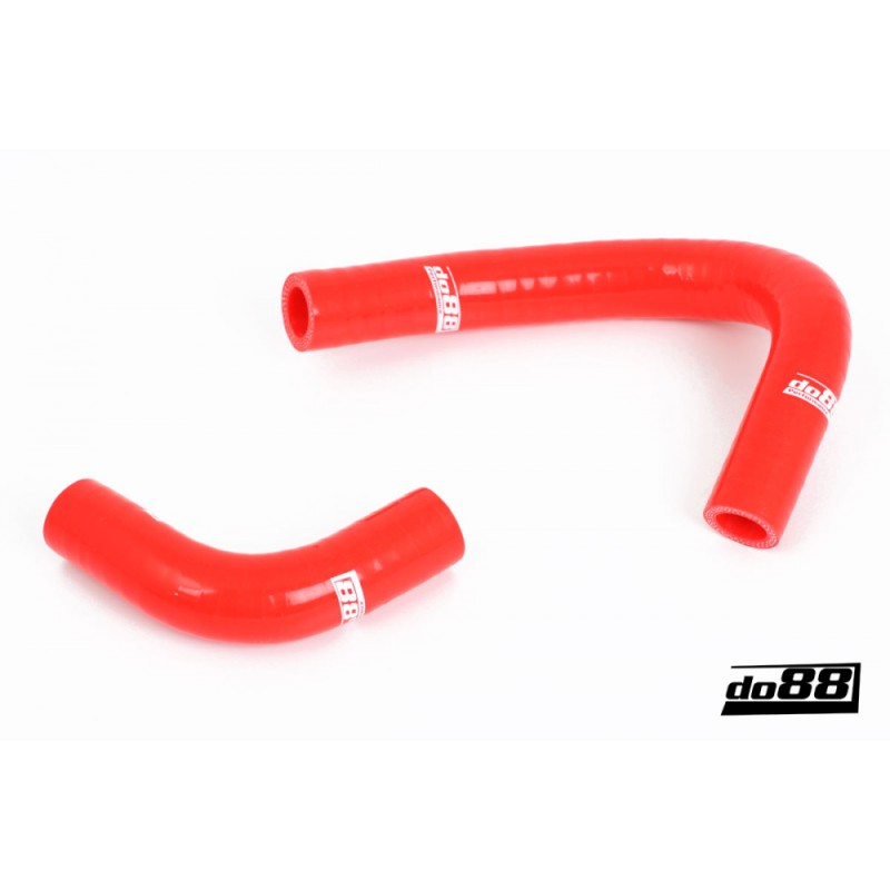 Volvo 740/940 Turbo 92-98 Coolant hoses oil cooler Red