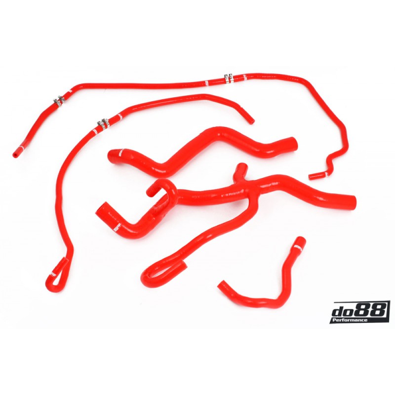 Volvo C30/C70/S40/V50 Turbo Automatic 04-13 Coolant hoses Red