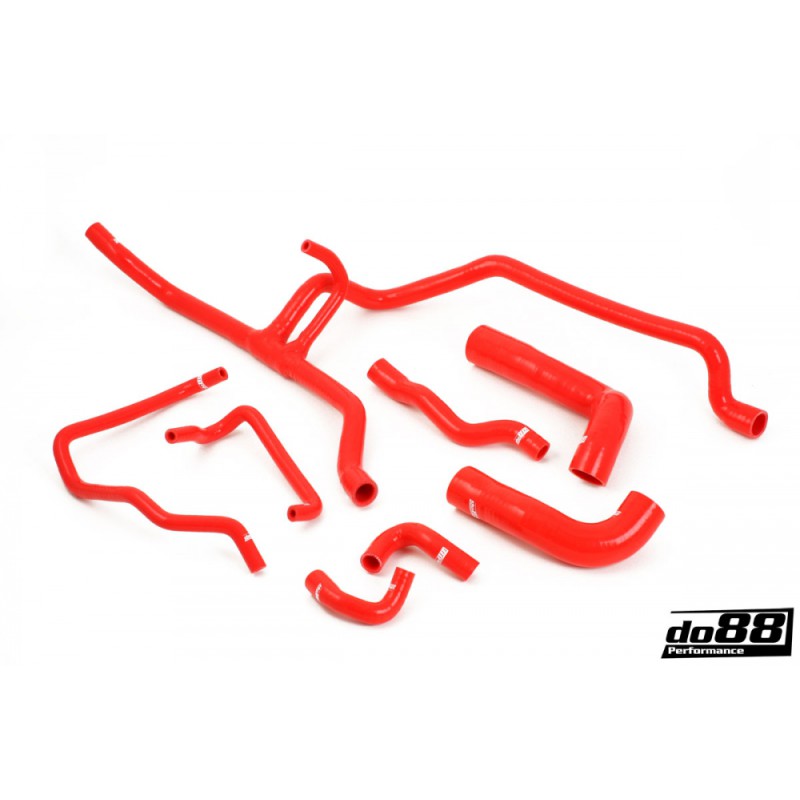 BMW 320 325 E36 1990-1996 Coolant hoses Red