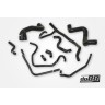 Porsche 968 Coolant hoses Black
