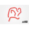 AUDI SEAT VW 2.0 TSI (MQB) Coolant hoses Remote Radiator (Left) Red