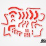 Audi RS6 C5 2002-2004 Vacuum hoses Red