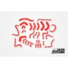 Audi RS6 C5 2002-2004 Vacuum hoses Red