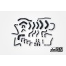 Audi RS6 C5 2002-2004 Vacuum hoses Black