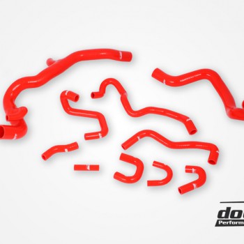 Volvo S60/V60/V70/XC70/S80 T4 T5 2.5FT Automatic 07-16 Coolant hoses Red
