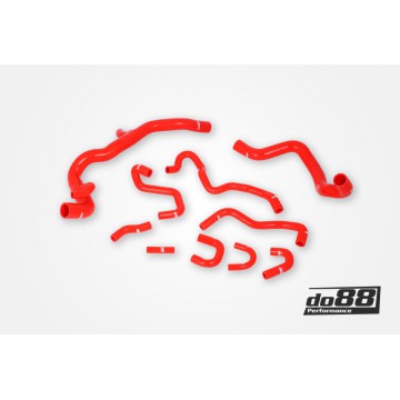 Volvo S60/V60/V70/XC70/S80 T4 T5 2.5FT Automatic 07-16 Coolant hoses Red