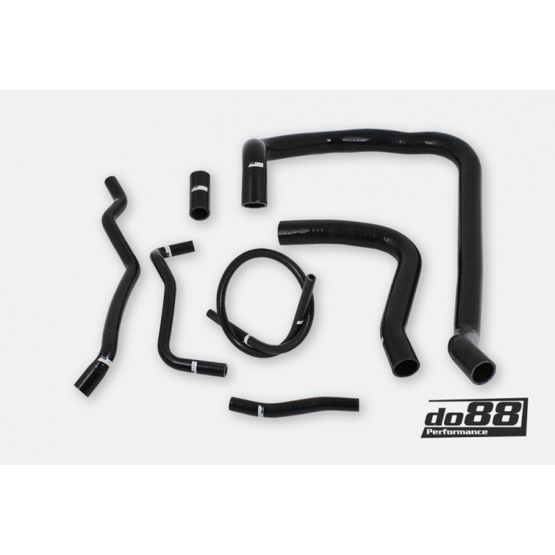 Volvo 740 760 780 940 960 D24 Coolant hoses Black