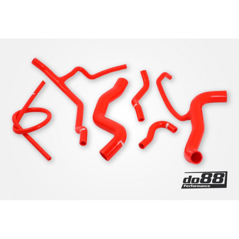Volvo 740 780 960 Turbo 16V Coolant hoses Red