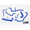 BMW 525i 525ix E34 Coolant hoses Blue
