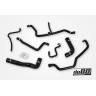 BMW 525i 525ix E34 Coolant hoses Black