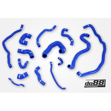 BMW 135i 335i E82 E90 (N54) Coolant hoses Blue