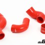 Volvo 700/900 Turbo (w.o AC) Pressure hoses Red