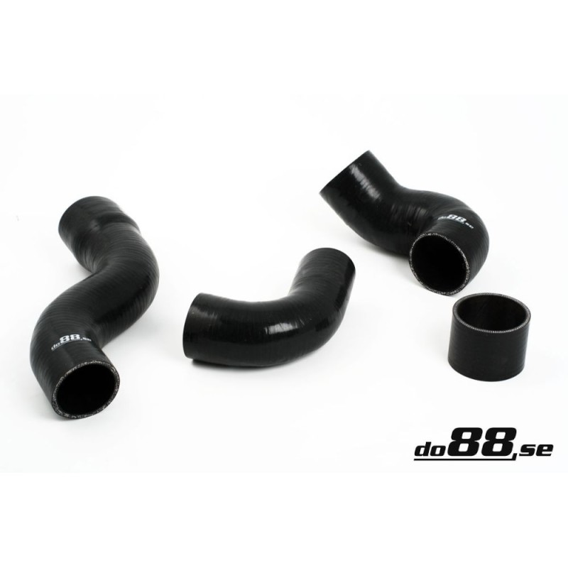 Volvo 700/900 Turbo (w.o AC) Pressure hoses Black