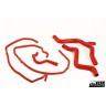 Volvo C30/C70/S40/V50 Turbo 04-13 Coolant hoses Red