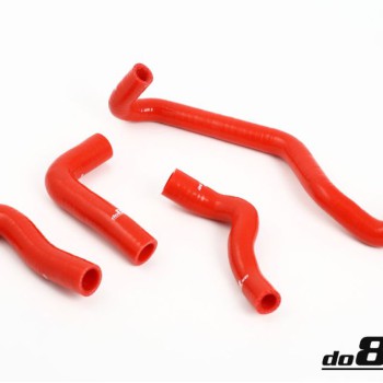 Volvo C30/C70/S40/V50 Turbo 04-13 Heater hoses Red