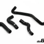 Volvo C30/C70/S40/V50 Turbo 04-13 Heater hoses Black