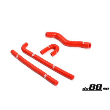 SAAB 9-3 2.0T 2003- Solenoid valve & crankvent hoses Red