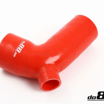 Volvo 850/S70/V70 IC outlet hose with 25mm BOV connection Red