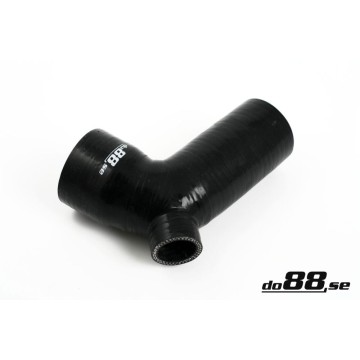 Volvo 850/S70/V70 IC outlet hose with 25mm BOV connection Black