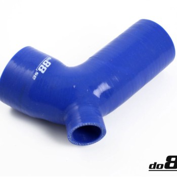 Volvo 850/S70/V70 IC outlet hose with 25mm BOV connection Blue