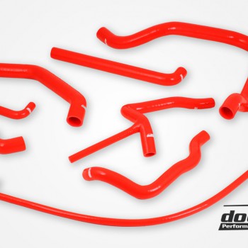 SAAB 900 Turbo 16 84-93 Coolant hoses Red