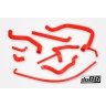 SAAB 900 Turbo 16 84-93 Coolant hoses Red