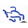 Audi S2/RS2 ABY ADU 1992-1996 Radiator hoses Blue