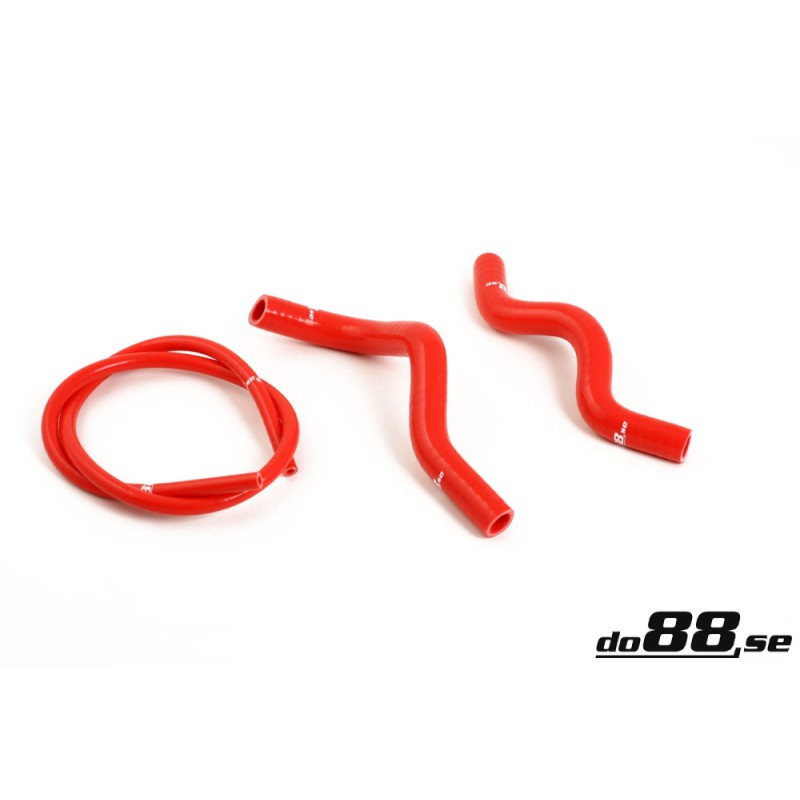Volvo 240 Coolant hoses complement Red