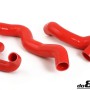 SAAB 900/9-3 94-00 Cross-Flow hoses Red