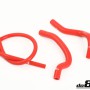 Volvo 240 Turbo 1979-1984 Coolant hoses complement Red