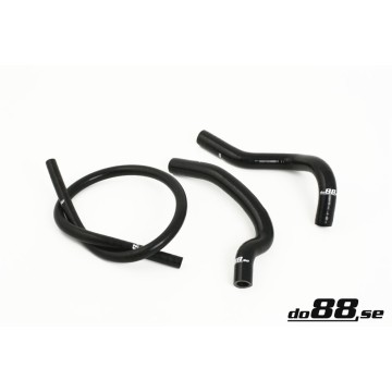 Volvo 240 Turbo 1979-1984 Coolant hoses complement Black