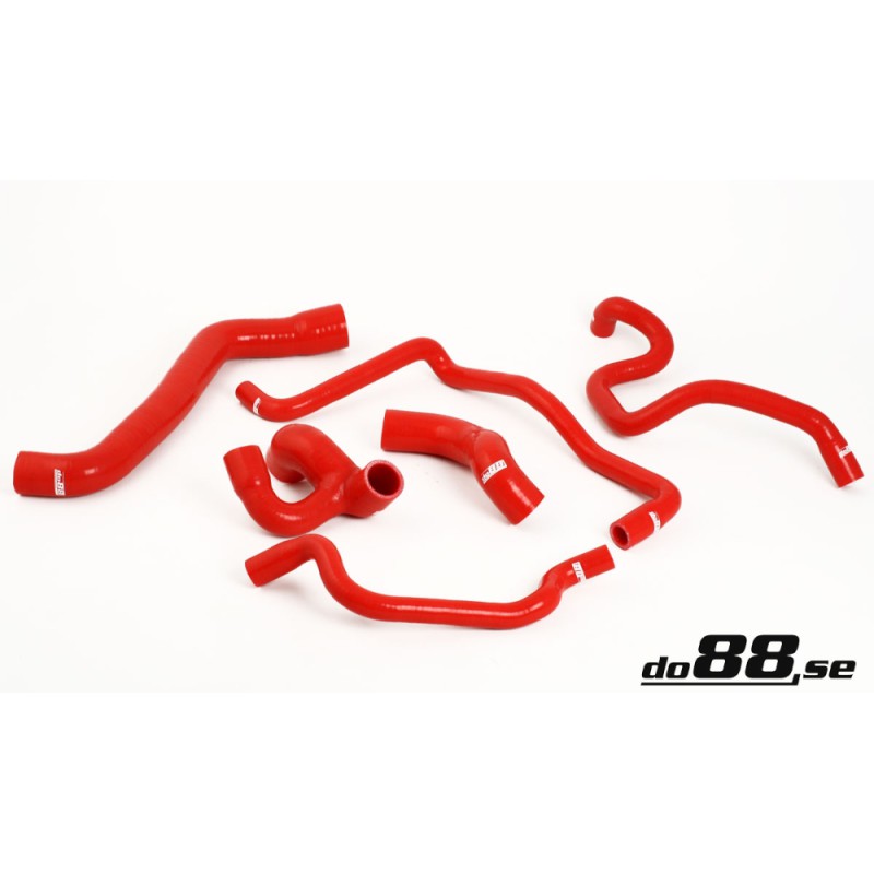Opel Calibra Vectra A Turbo C20LET Coolant hoses Red