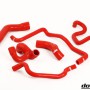 Opel Calibra Vectra A Turbo C20LET Coolant hoses Red