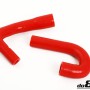 SAAB 9000 Turbo 91-98 Idle valve hoses Red