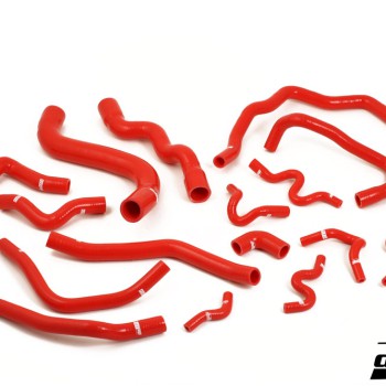 SAAB 9-3 2.8t V6 2006- Coolant hoses Red