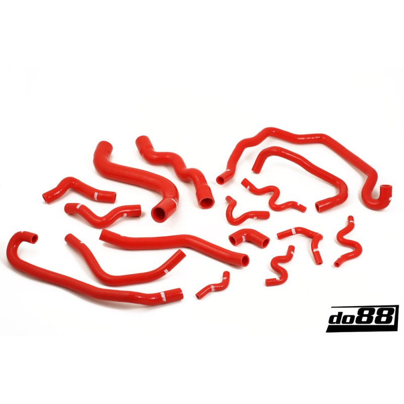 SAAB 9-3 2.8t V6 2006- Coolant hoses Red