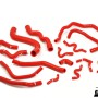 SAAB 9-3 2.8t V6 2006- Coolant hoses Red