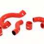 SAAB 9-3 2.8t V6 2006- Pressure hoses Red