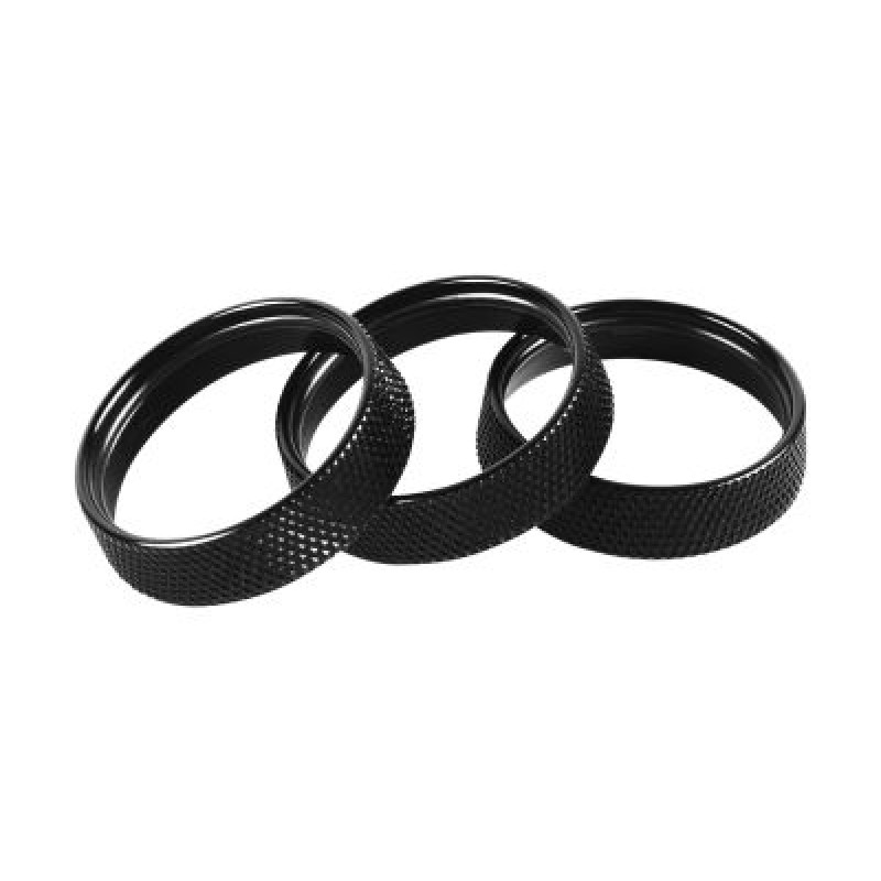LEYO Billet Aluminum Knobs(3pcs)(Black)