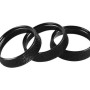 LEYO Billet Aluminum Knobs(3pcs)(Black)
