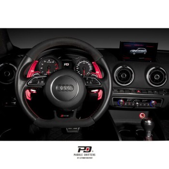 AUDI S TRONIC BILLET PADDLE SHIFT EXTENSION(RED)(VERSION2)