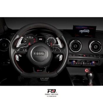 AUDI S TRONIC BILLET PADDLE SHIFT EXTENSION(SILVER)(VERSION2)