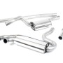 Audi Coupe UR quattro 10v Turbo 1981 1989 Downpipe-back Resonated (quieter). Cerakote Black OEM-Style Tips. Requires 4 holes to be drilled into the boot floor to allow fitment of the new Milltek Sport exhaust hangers