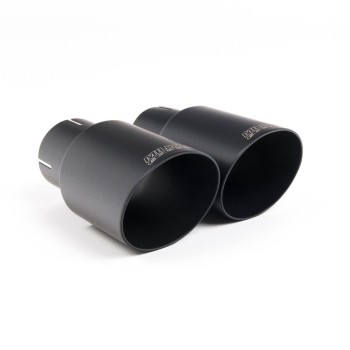 Audi Coupe UR quattro 10v Turbo 1981 1989 Downpipe-back Non-resonated (louder). Cerakote Black OEM-Style Tips. Requires 4 holes to be drilled into the boot floor to allow fitment of the new Milltek Sport exhaust hangers